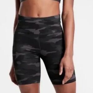 Camo Black Women's Biker Shorts 7”